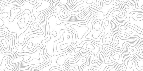 Imaginary map pattern created with layered and organic contour lines

