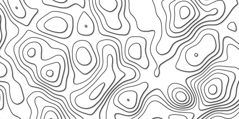 Freeform contour mapping concept in modern artistic abstract design

