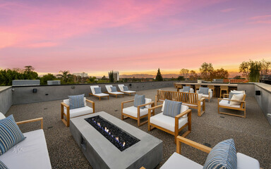 New Construction Home in Tarzana suburban neighborhood, California