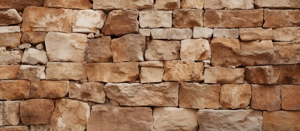 Poster a stone texture background provides a captivating copy space image
