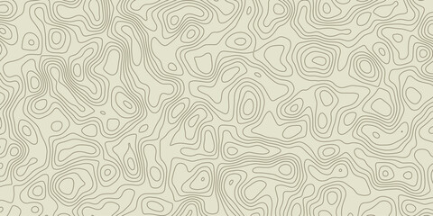 Elevation-inspired seamless texture with soft organic contour patterns

