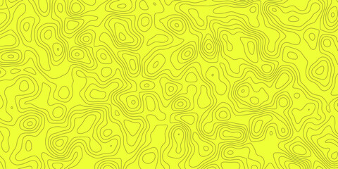 Fluid topographic pattern with detailed curving lines for abstract designs

