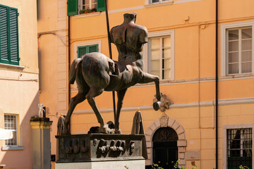 centaur statue in city square