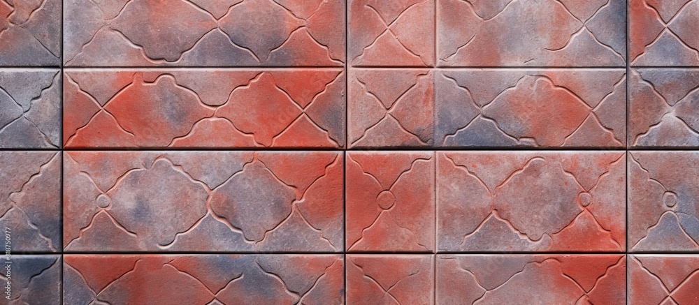 Leinwandbilder a detailed shot of a tile ideal for a textured background in an image with copy space