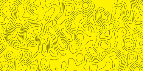 Abstract art form based on elevation line simulation and contour shapes

