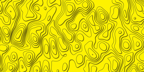 Generative mapping line texture with elevation-based abstract drawing

