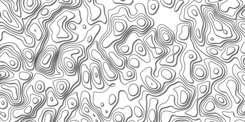 Generative mapping line texture with elevation-based abstract drawing

