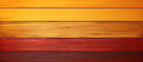 A copy space image featuring a vibrant abstract background composed of four wooden boards in shades of red yellow and brown
