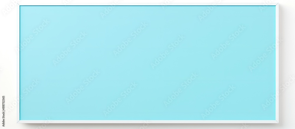 Aufkleber a blue board is isolated on a white background leaving empty space in the image. creative banner. co