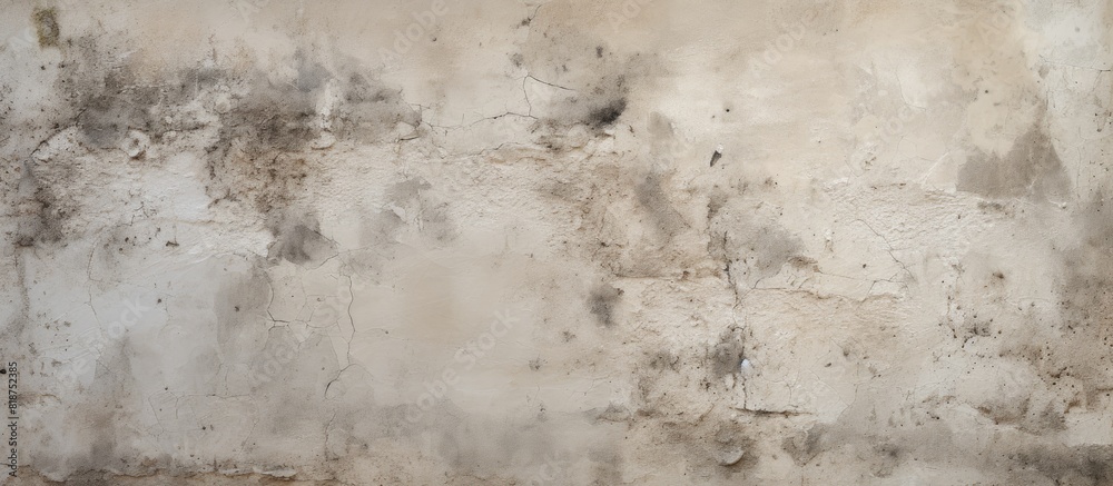 Aufkleber A fragment of an aged concrete wall with a textured stucco finish creating a background suitable for copy space image