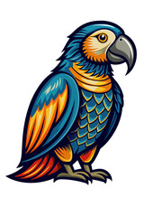 blue and yellow macaw ara © Diana