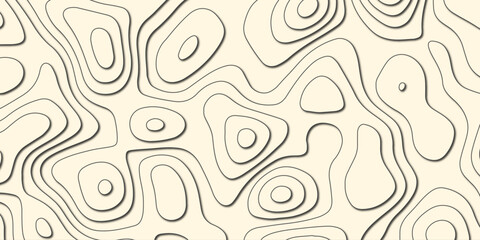 Abstract terrain pattern created with intricate swirling mapping lines

