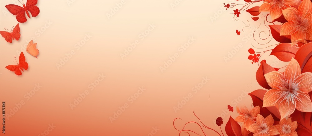 Poster Create a visually appealing copy space image showcasing a paper design
