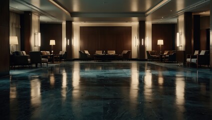 modern premium hotel interior floor
