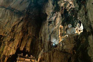 The Marble Mountains cave temple in Da Nang, Vietnam