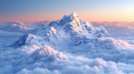 Fototapeta premium snow covered mountains