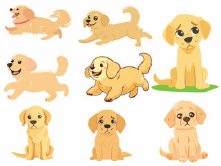 Dog Clipart, Puppy, Beagle, Golden Retriever