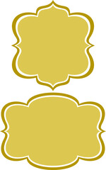 Invitation card frame