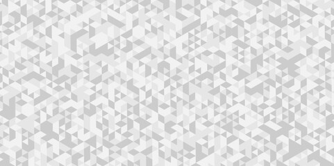 Vector abstract geometric diamond triangle pattern seamless technology gray and white background. Abstract geometric pattern gray Polygon Mosaic triangle Background, business and corporate background.