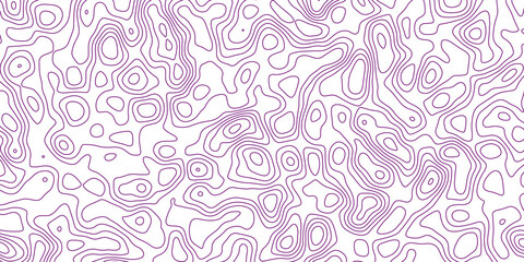 Abstract seamless line design derived from terrain elevation structure

