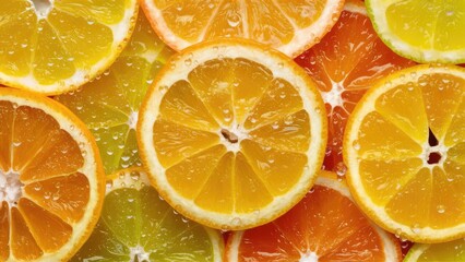 Tropical Fruit Section Wallpaper