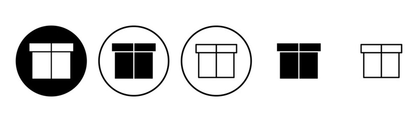 Box icon set. box vector icon, package, parcel