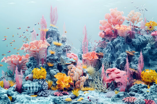 Vibrant Coral Reefs Reduced to Lifeless Structures Amid Ocean Acidification Crisis from Climate Change