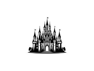Fairytale Wonder: Captivating Princess Castle Vector for Enchanting and Whimsical Art