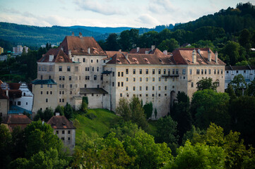 Castle of Cesky Krumlov in South Bohemia
