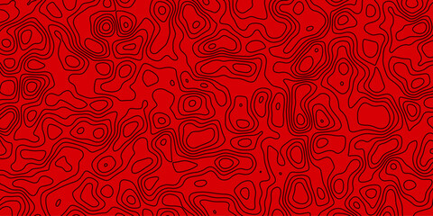 Organic abstract texture formed from terrain-inspired mapping lines

