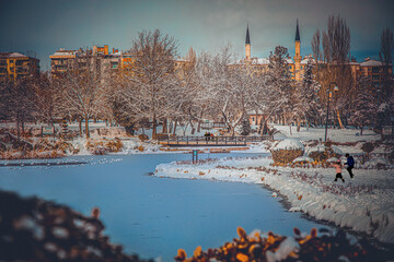 Obraz premium İncilipinar Park, Denizli, Turkey