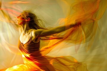dance dancer motion movement flow energy abstract expressive graceful elegant dynamic art vibrant rhythmic figure performance 