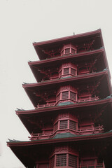 Japanese Tower of Brussels in Laeken, City of Brussels, Belgium