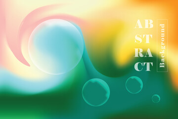 Trendy gradient background with vibrant colors art