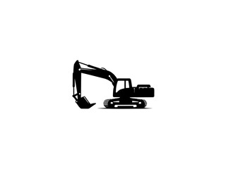 Construction Vehicle Vector Illustration for Industrial and Engineering Designs