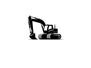 Construction Vehicle Vector Illustration for Industrial and Engineering Designs