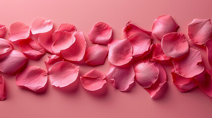 pink rose petals