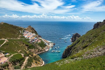 Rough coast of Berlenga Grande island