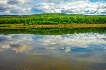 Tana River on the Norway-Finland Border