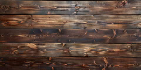 Dark brown wooden planks wall background, banner,Brown wooden board