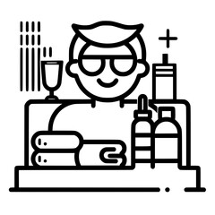Vacation icon, leisure icon, summer icon, travel icon, beach icon, sun icon, tourism icon, airplane icon, travel destinations icon, family icon, business icon, sunbathing icon, icon, travel, summer, b