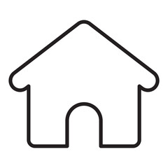 Home line icon.