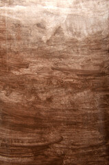 simple background of brown stains with brush strokes
