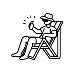 Vacation icon, leisure icon, summer icon, travel icon, beach icon, sun icon, tourism icon, airplane icon, travel destinations icon, family icon, business icon, sunbathing icon, icon, travel, summer,