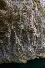 Lacul Dracului, Dragon Lake, Devil's Lake in Nera Beusnita National Park karst lake