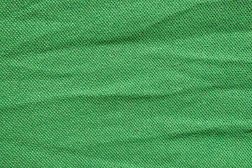Abstract green clothing fabric texture pattern background