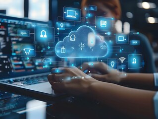 Professionals Using Cloud Based Software for Seamless Project Management and Real Time Communication in the Digital Business Landscape