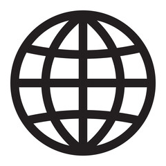 globe line icon.