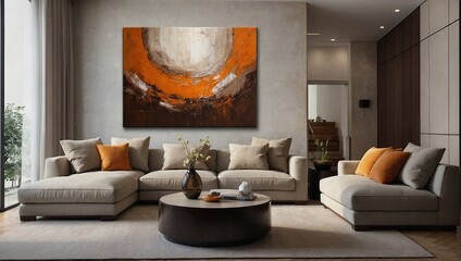 Elevate Your Space: Modern Brown Wall Art