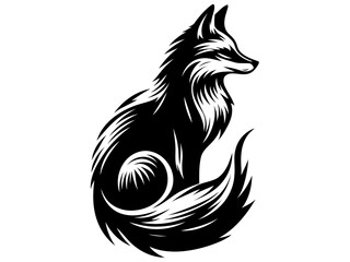 Majestic Fox: Fox Vector Illustration for Wildlife Designs and Nature-inspired Art